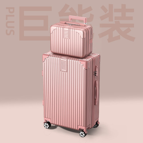 子母行李箱c女大容量拉杆箱男静音旅行箱pc耐磨密码皮箱子2025新