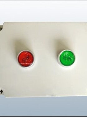 圆平形信号灯XJD-22/21-9GZ红色点动开关