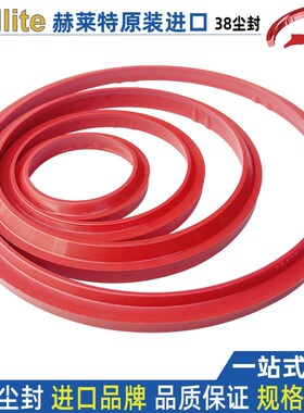 hallite防尘圈液压油缸重载机械尘封圈38-45*53 55.6 66182 45312