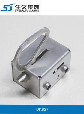 生久柜锁门锁DK627不锈钢搭钩锁 上下拉锁 机箱锁锁杆锁 限位锁