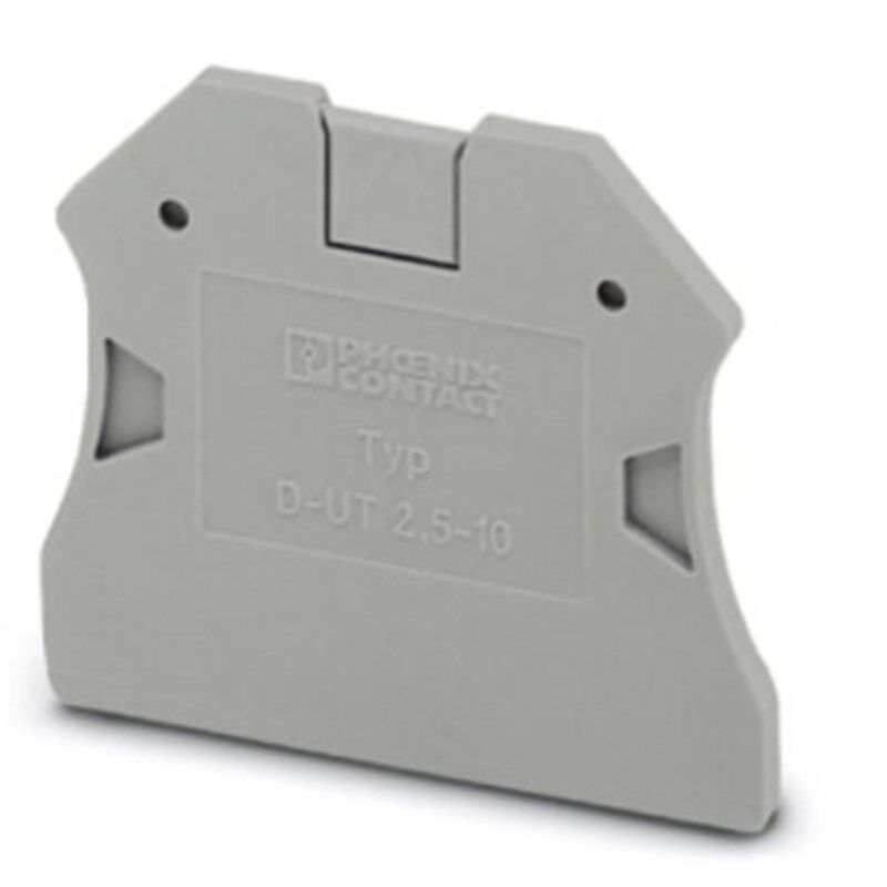 菲尼克斯 接线端子 接线排 端板 隔板 挡板 D-UT2.5/10  3047028