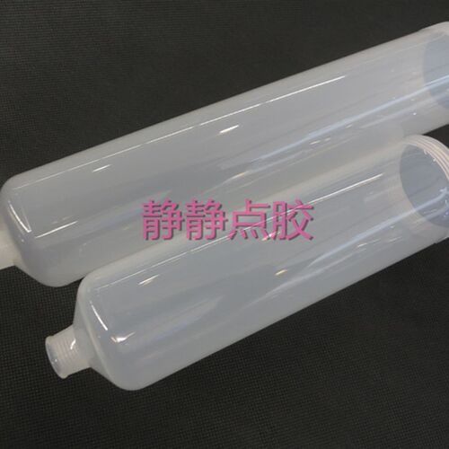 点胶针筒300CC500CC大口径针筒1/4(2分牙内牙透明点胶机针筒针头