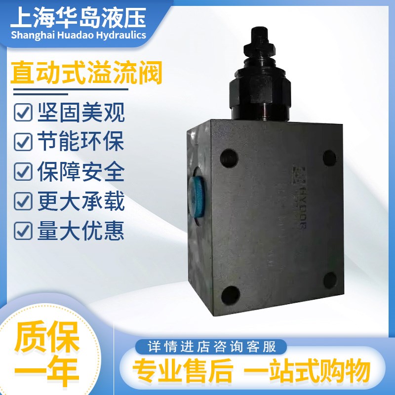 DBDH6G10B/315华德直动式溢流阀 DBDH8G10B/200 DBDH20G/30G/100