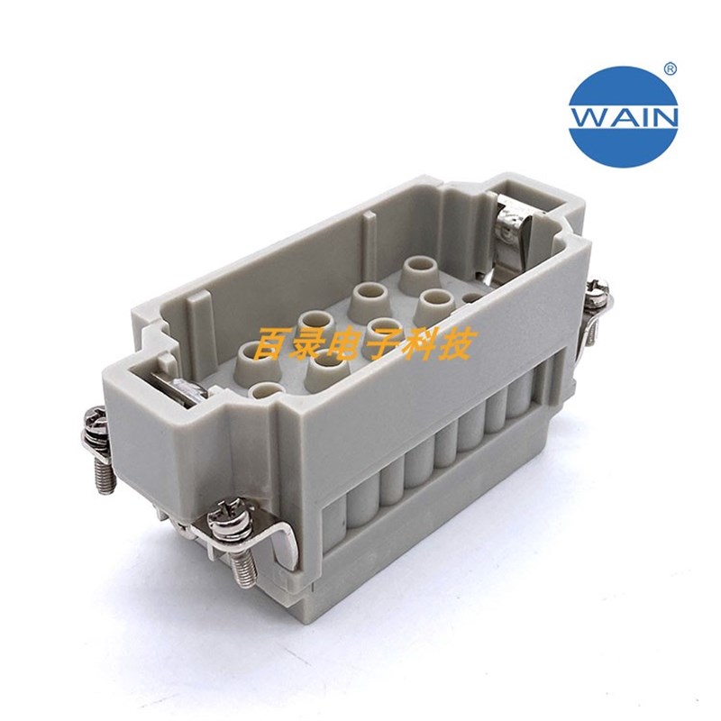 唯恩WAIN 重载连接器HK-012/2-FC 12+2 14针/芯 40A10A HARTING