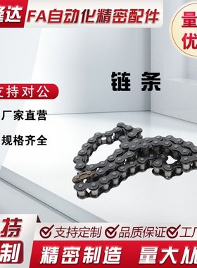 25B/04C链条CHE25/VMC01-25 定制节数可选 替代米思米怡合达链条