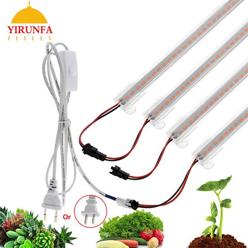 110V植物生长灯条LED全光谱家用多肉上色花架室内绿植补光灯220V