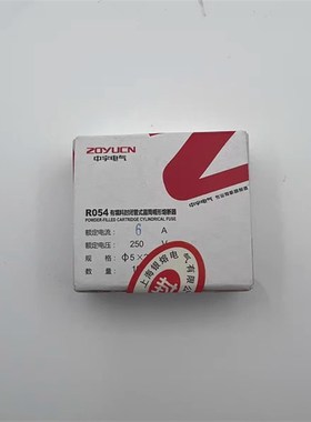 中宇电气 陶瓷保险丝管 RO55 5X25mm RO54 RO57 RO58 熔断器熔芯