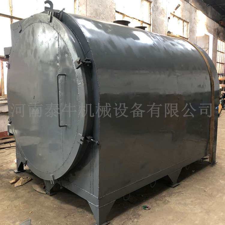 椰壳稻壳炭木材碳化炉 卧式烧烤吊装连续式机制木炭炭化炉