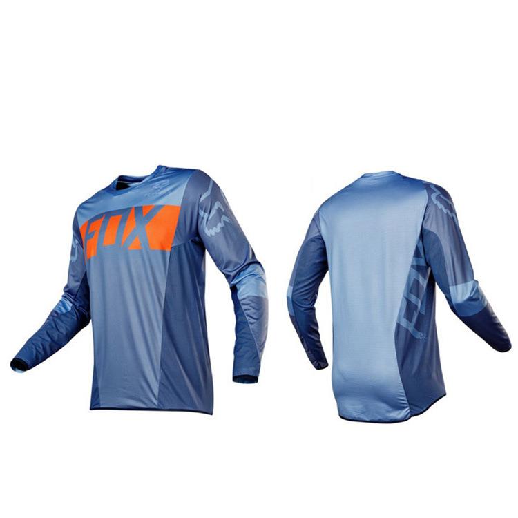 骑行服装牛仔长袖男女山地车比赛厂家直销速干迷彩潮流越野