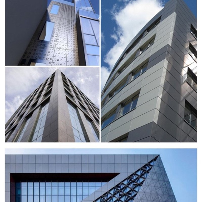 氟碳漆铝单板外墙幕墙门头冲孔镂空雕花吊顶装饰造型铝板加工定制