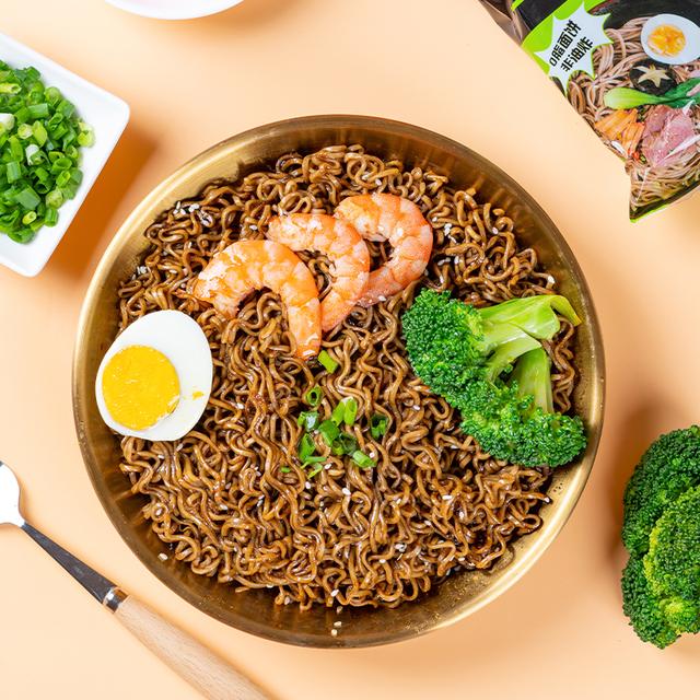 嗨吃家 荞麦魔芋方便面12袋非油炸速食代餐美味饱腹上班族早餐