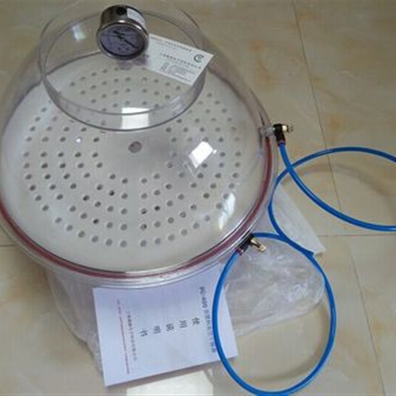 PC-400塑料真空干燥器/双抽阀/带压力表 400mm内部直径双阀门开票