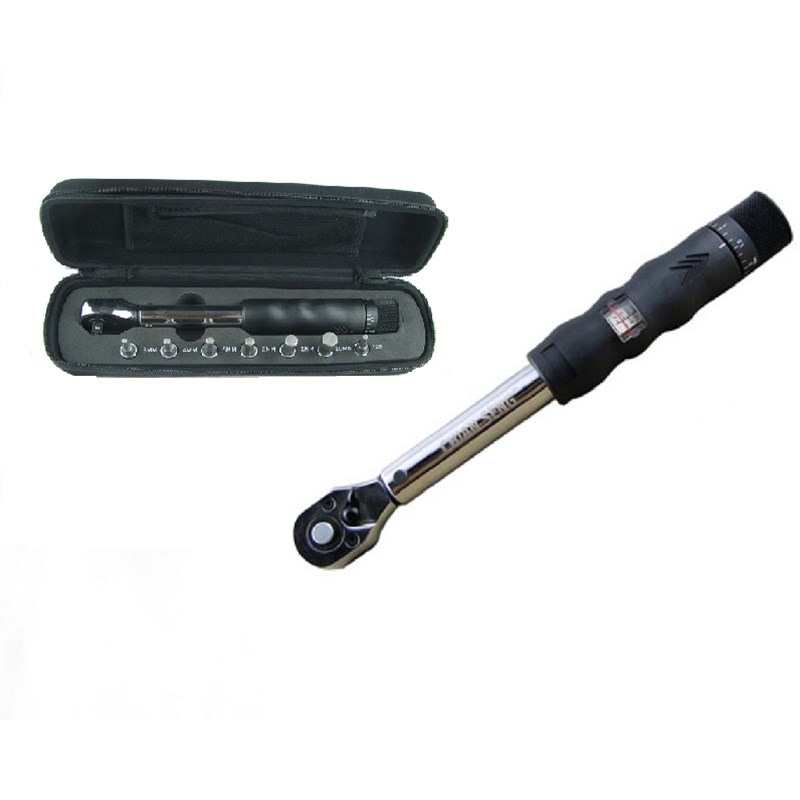 小扭力套筒扳手 台湾数显2-14NM进口1/4可调式扭矩自行车力矩扳手