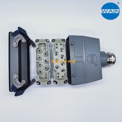 WAIN唯恩重载连接器100A+16A12芯电流组合 HK-006/6-M/F  HARTING