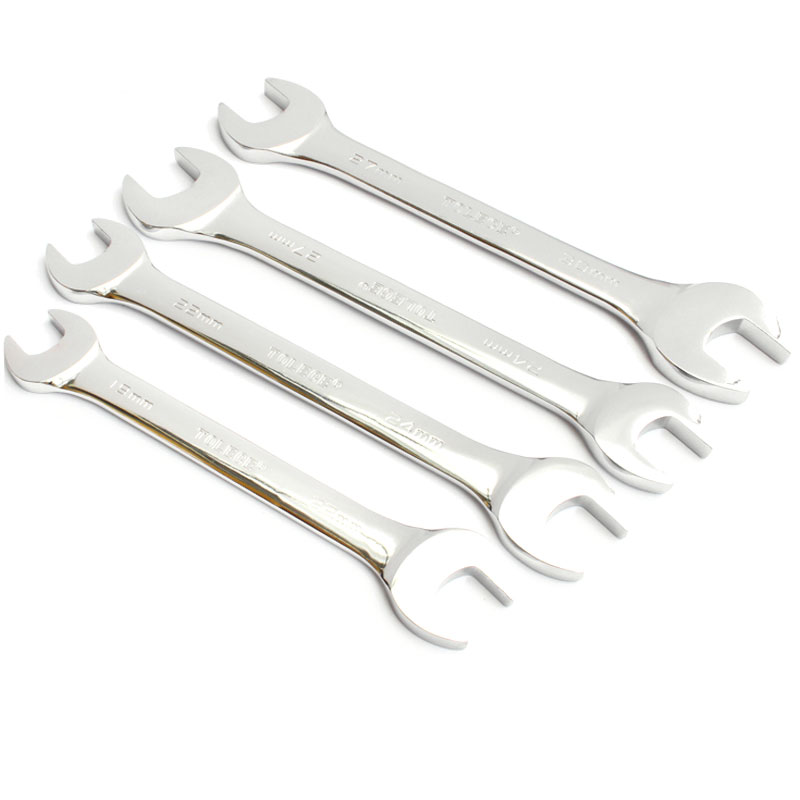 开口扳手双头镜面两用呆扳手固定死口叉六角螺丝板子维修工具加长