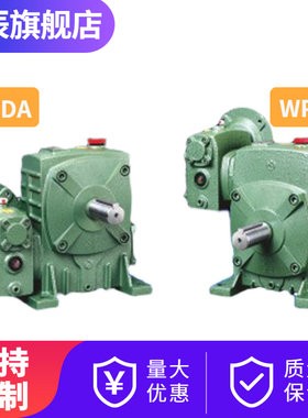 WPEDA WPEDS100-155蜗轮蜗杆减速机双极立式变速箱大速比齿轮箱