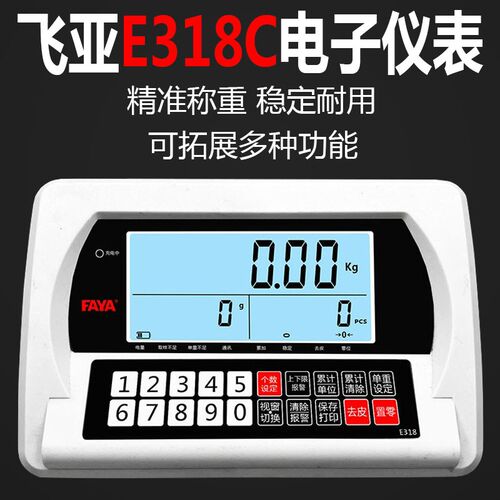 飞亚E318C仪表/高清大屏显示精准稳定耐用支持计重计数拓展功能