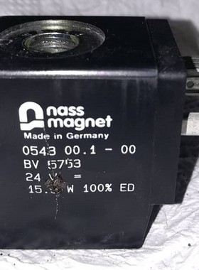 113-030-0028德国NASS magnet电磁阀0543 00.1 00 BV5753 电压24V