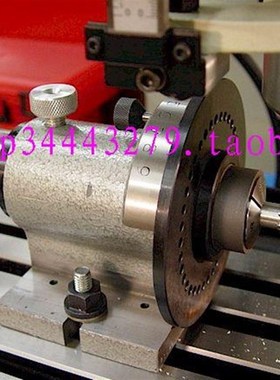 征宙PF70-5C简易分度头带配套顶针尾座可装卡盘钻铣磨床附件D低价