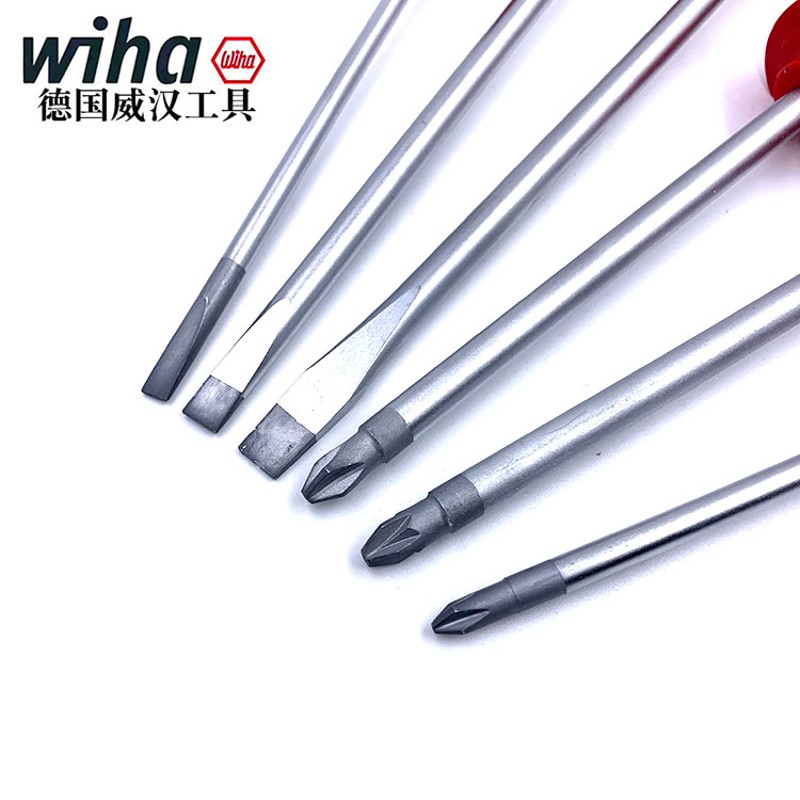 德国wiha威汉进口十字一字米字螺丝刀套装302HK6 01磁性起子26113