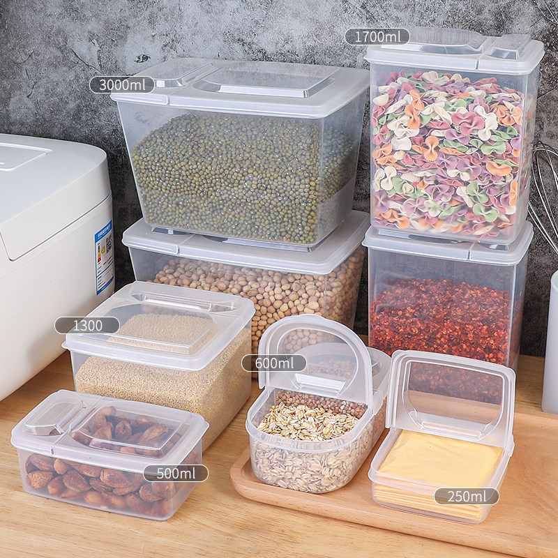 日本进口家用装米桶翻盖式储米箱大米收纳盒面粉储存罐杂粮储物罐