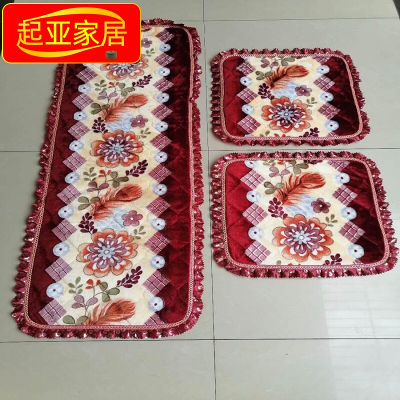 实木沙发垫四季坐垫加厚三人座老式防滑通用长椅垫红木质沙发冬季