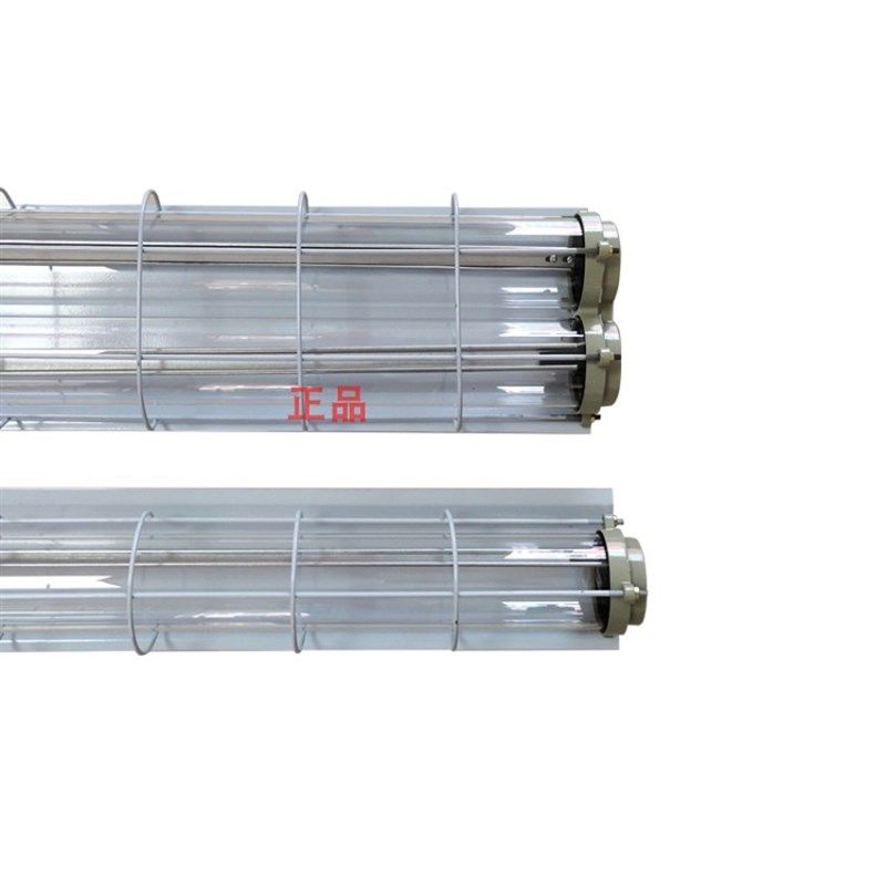 铁网LED防爆灯管1 2*40W单支双支T8 T5 28W LED玻璃灯罩三防支架