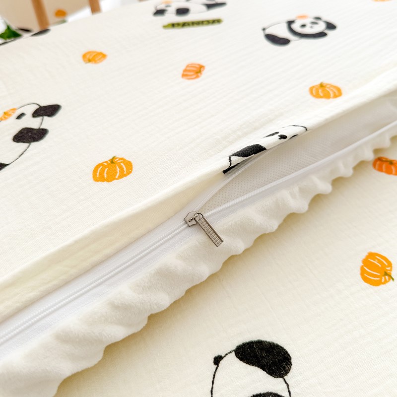 婴儿床床围栏软包防撞拼接床豆豆绒围挡布儿童宝宝床护栏护边