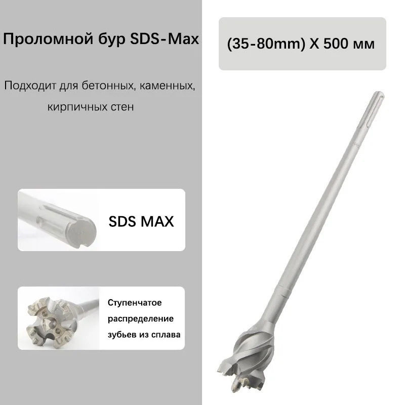 可穿透混凝土钢筋大理石穿墙打孔器重型合金开孔器钻头冲击钻钨钢
