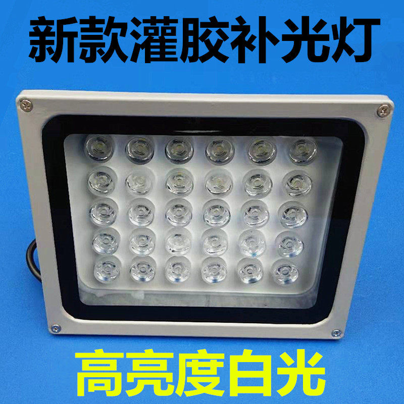 补光灯 220V100米白光灯 监控补光灯 30颗阵列灌胶白光灯30w灯