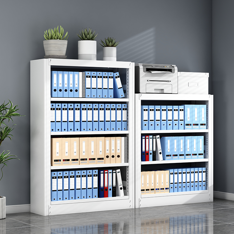 文件柜办公室置物资料架落地储物收纳柜财务会计凭证架钢制书架