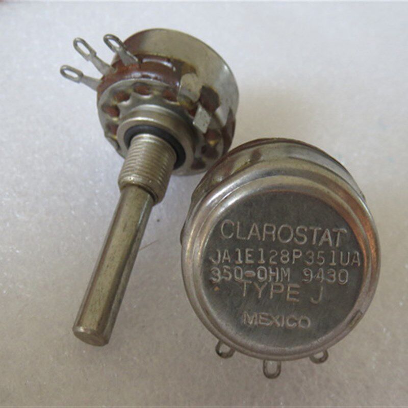 JA1E128P351UA进口美国CLAROSTAT 350欧胆机电位器柄长36MM圆柄