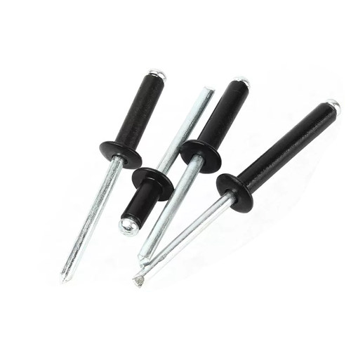 铝抽芯铆钉黑色圆头铝拉钉装潢拉铆钉抽心柳钉螺丝M2.4M3.2M4.8M5