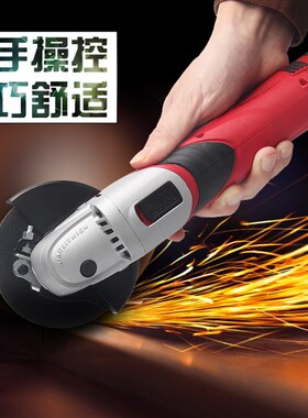 充电式mini角磨机锂电池切割机小型电磨打磨机家用手持电动磨光机