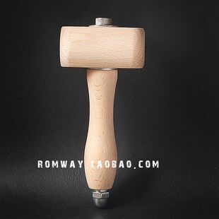 艺术系 木锤子 安装木槌 皮雕印花锤 木柄打斩锤  diy手工雕刻锤