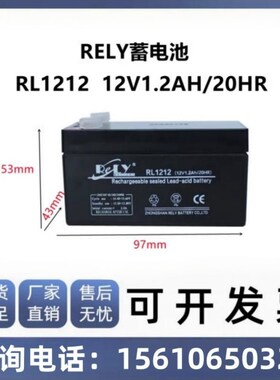 RELY-RL1212邦华SH-928 120B 222 130 210 929 金业扩音机蓄电池
