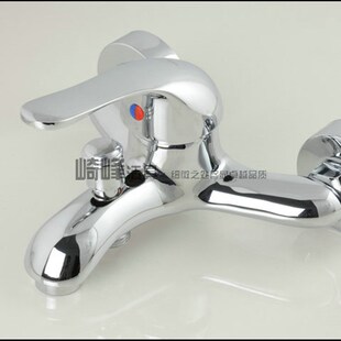 全铜暗装浴缸淋浴水龙头浴室冷热沐浴龙头带出水口三联混水阀