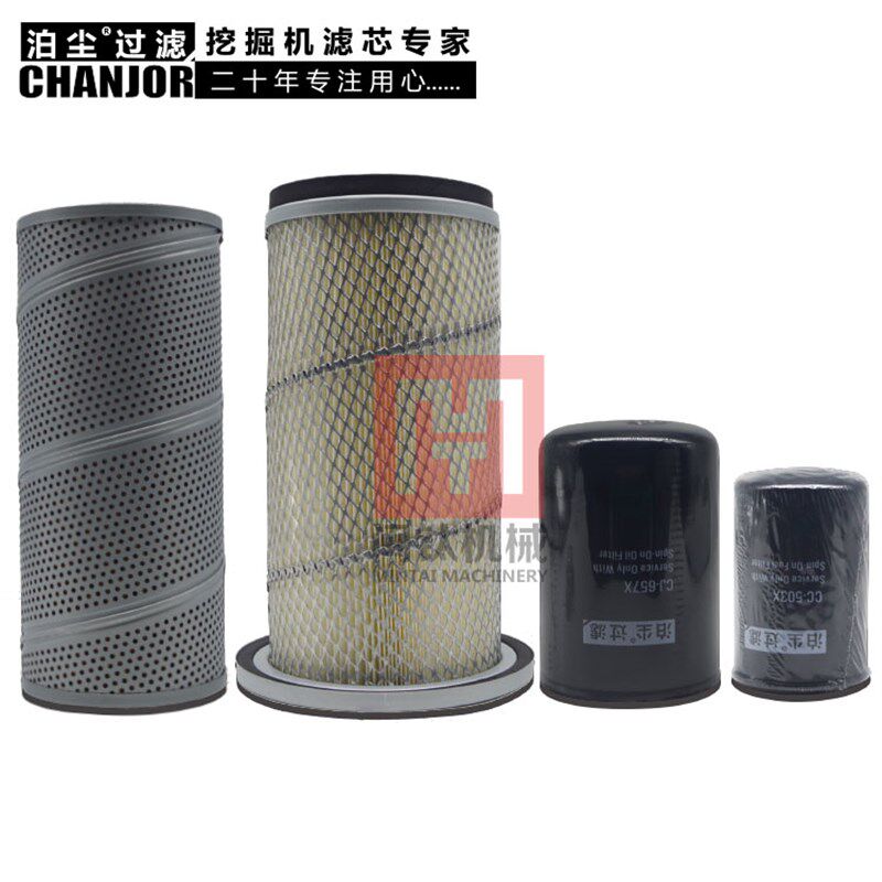 适配小松PC70-7E空气滤芯机油滤芯柴油滤芯回油滤芯格挖掘机配