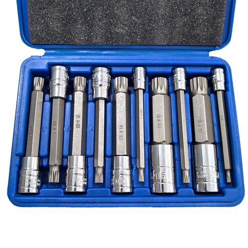 10件套12角压批套筒 34PC压批套筒组套 4K6PC棘轮扳手套筒批头组