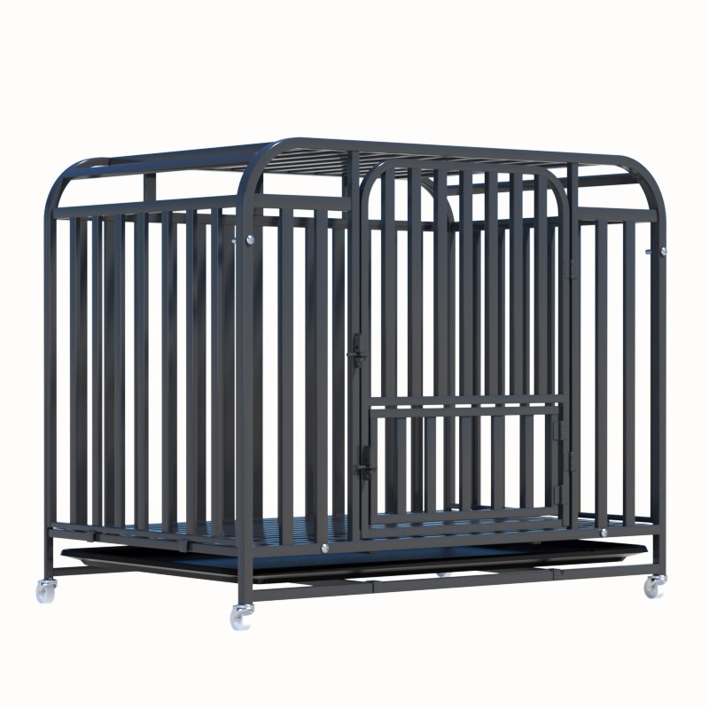 狗笼子中型犬大型犬全方管宠物笼带厕所室内家用边牧柯基金毛狗窝