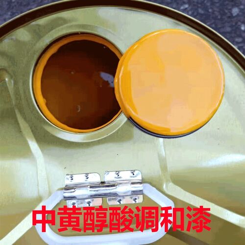 新款醇酸防锈漆调和漆 钢结构金属防G锈漆工地架管漆工业油漆喷漆
