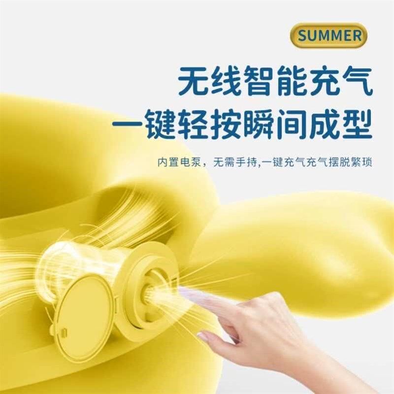 院子玩水儿童家庭游泳池家用遮阳阳台戏水喷水垫充气户外折叠大型