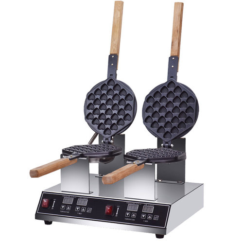 双头鸡蛋仔机商用蛋仔机数显松饼机加厚华夫饼机烤饼机可定制110V
