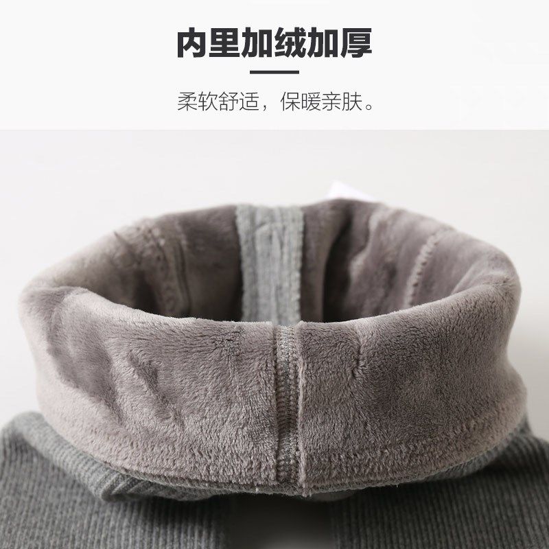 儿童打底裤加绒加厚保暖纯色一体绒连脚裤女孩宝宝婴儿连裤袜冬季