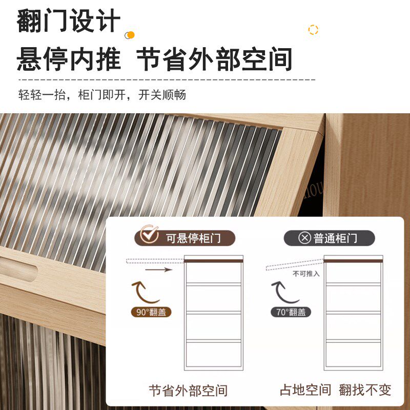 实木书柜带玻璃门学生家用书架一体靠墙落地展示柜木柜置物柜书柜