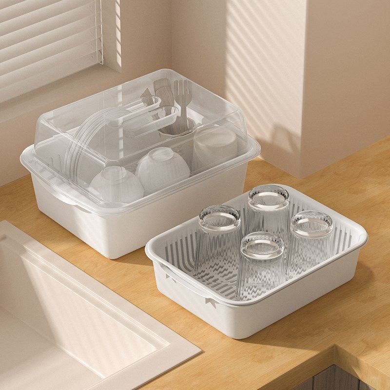 夏季新款双层沥水篮家用厨房碗碟筷子杯子沥水架塑料多功能沥水篮,农用物资,苗木固定器/支撑器,淘宝优惠券,粉丝福利购,淘宝优惠卷