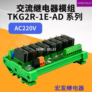 RELAY宏发交流继电器继电器模块PLC放大板TKG2R SANWO 8路