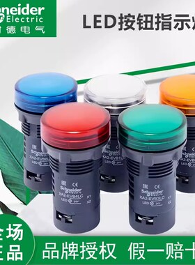 施耐德电气 XA2EVB XA2EVM XA2EVQ 1LC 3LC 4LC 5LC 6LC指示灯LED