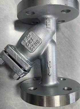 法兰Y型过滤器GL41W-100P 高压不锈钢Y型过滤器DN20 25 32 40 50