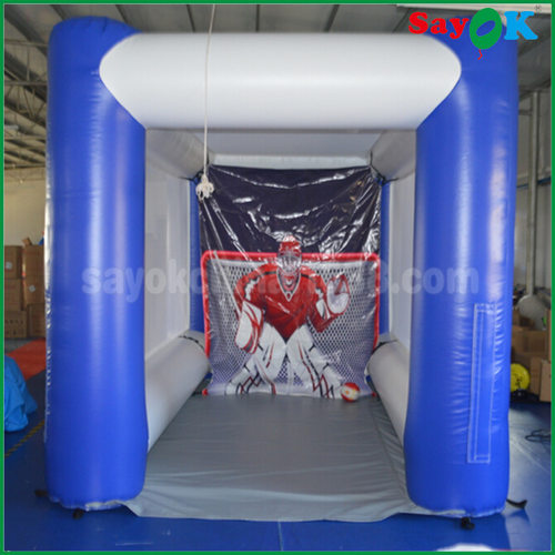 充气棒球场曲棍球击球笼充气足球射门 多用训练高尔夫球门